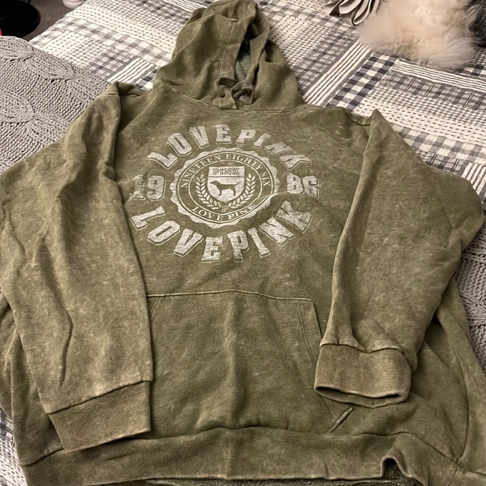 Victoria Secret Pink Hoodie. Like New. XL.